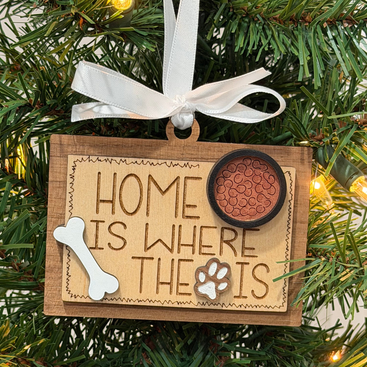 Home Is Where the Paw Is Ornament