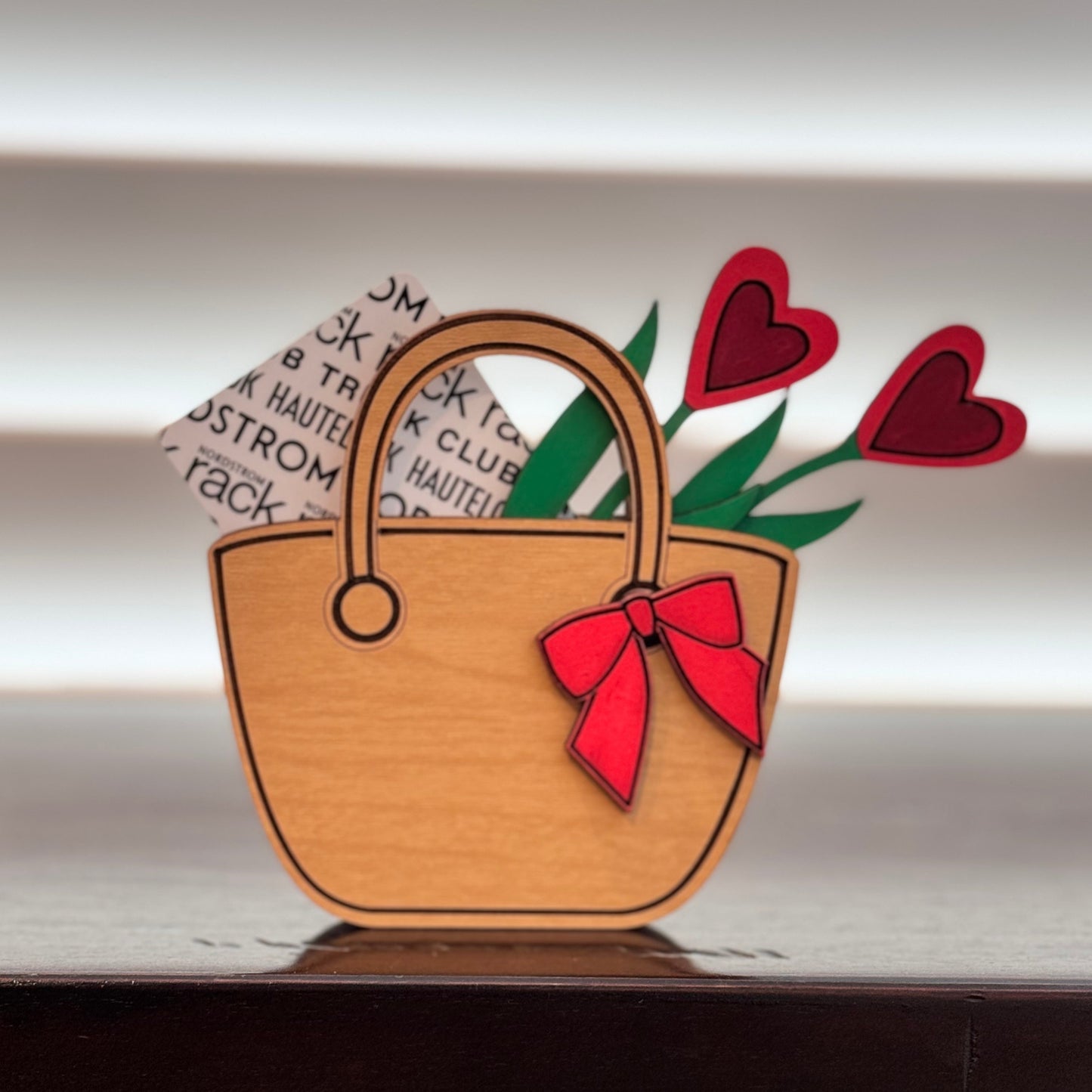 Bag of Hearts Gift Card Holder
