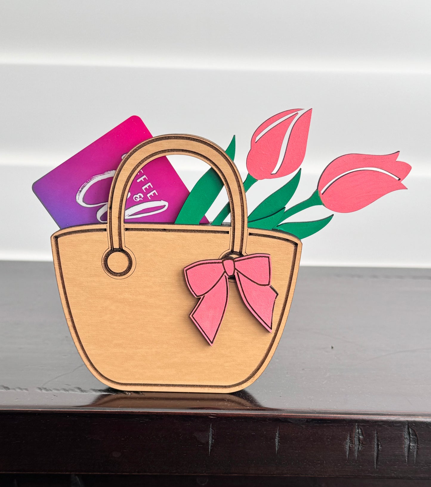 Bag of Tulips Gift Card Holder