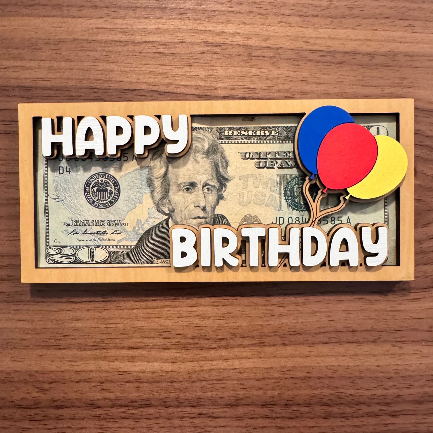 Happy Birthday Money Holder
