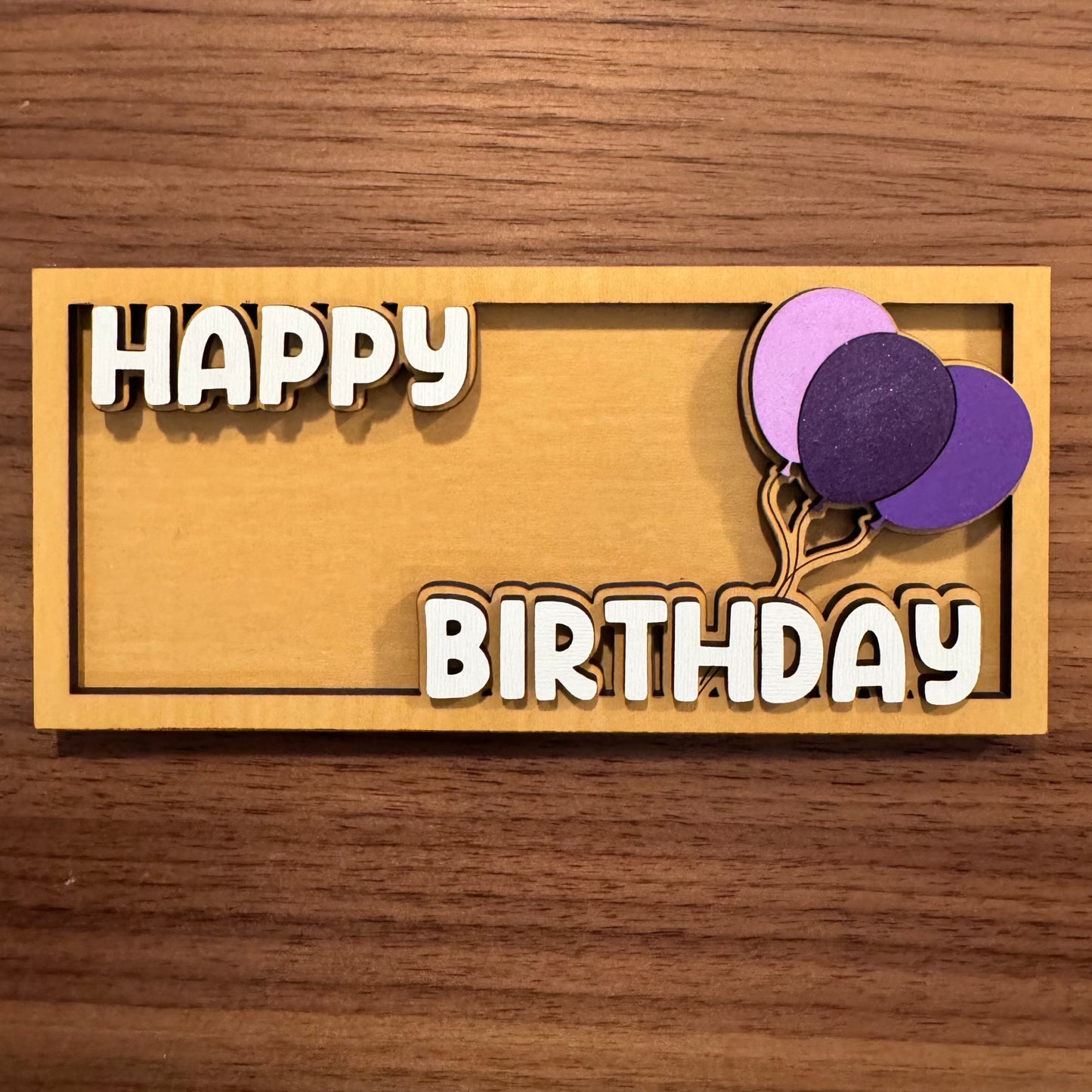Happy Birthday Money Holder