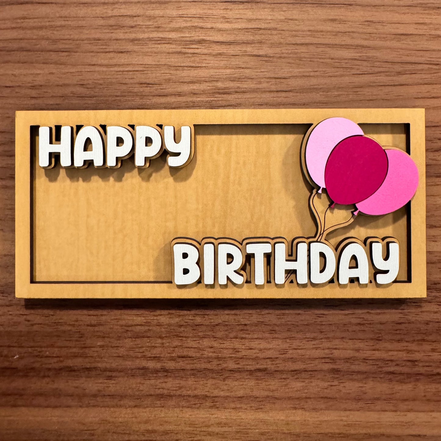 Happy Birthday Money Holder