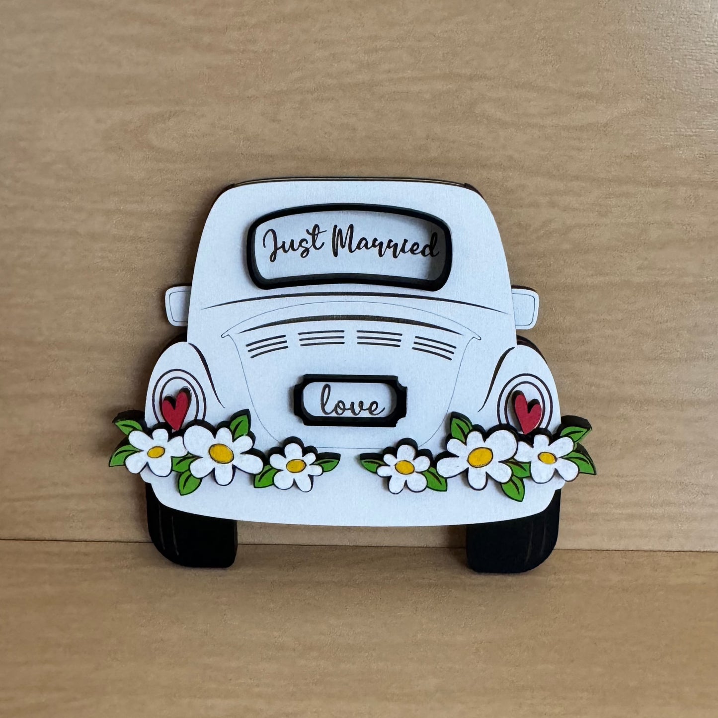Just Married Gift Card Holder