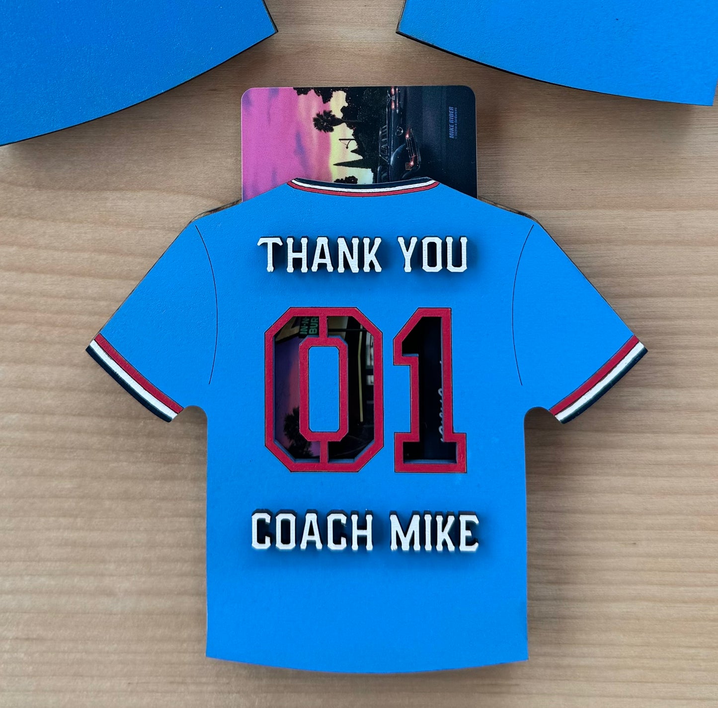 Baseball Jersey Gift Card Holder