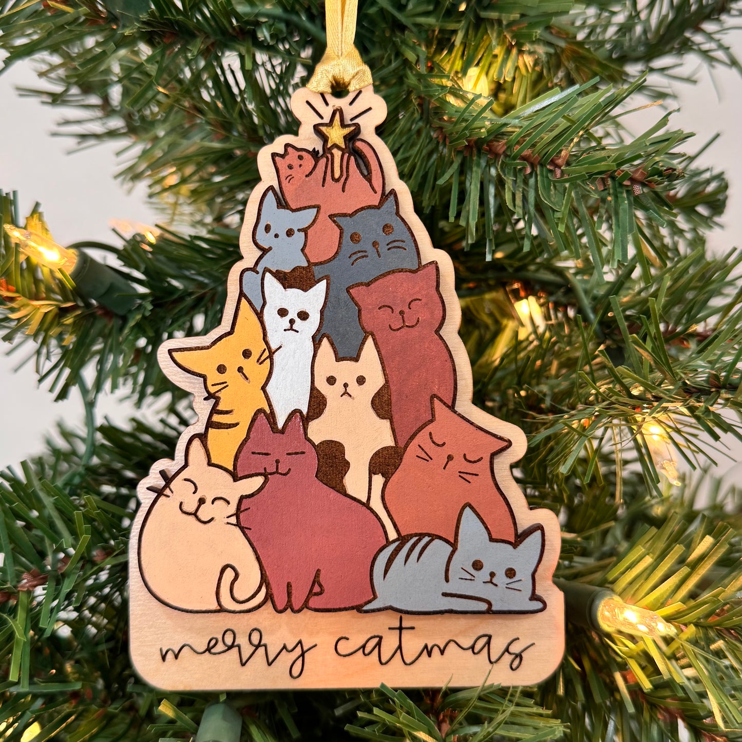 Merry Catmas Ornament