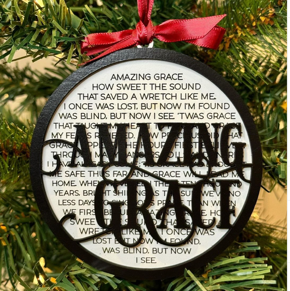 Amazing Grace Ornament