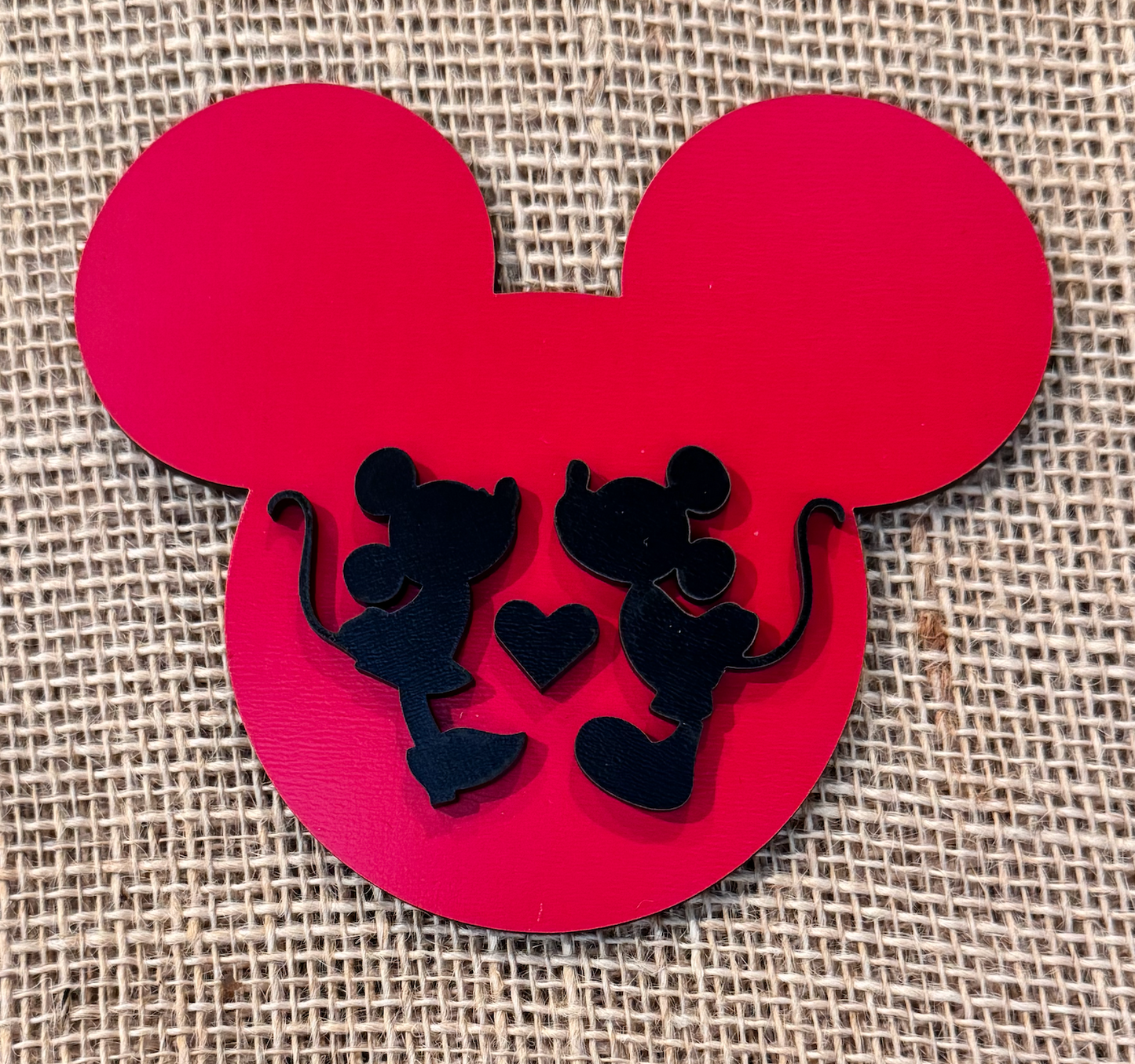 Mouse Heads for HOME or LOVE Sign