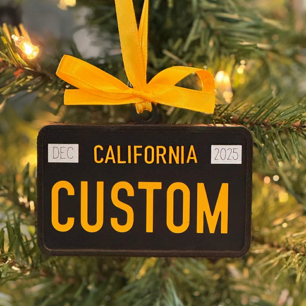 California License Plate (Legacy) - Personalizable