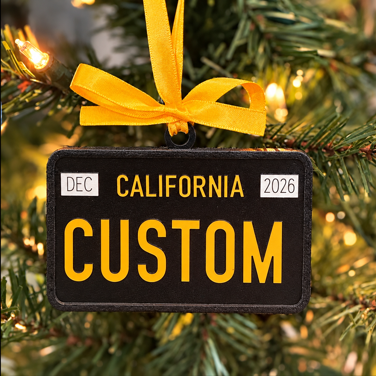 California License Plate (Legacy) - Personalizable