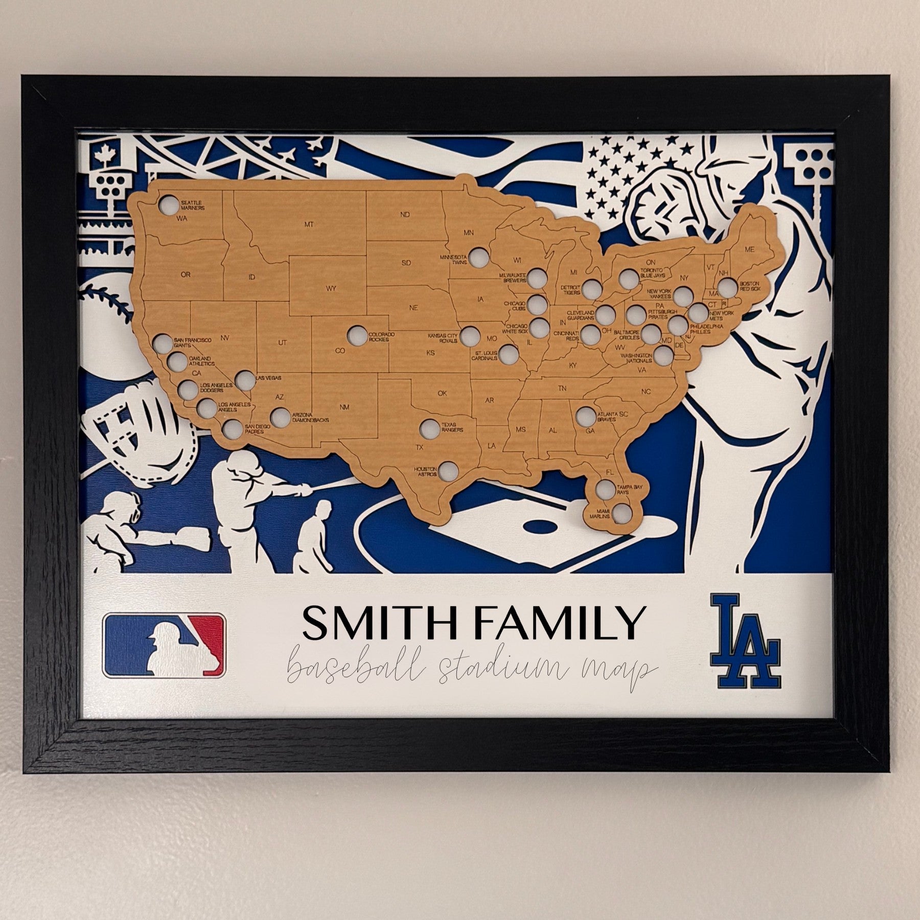 Interactive Baseball Stadium Travel Map