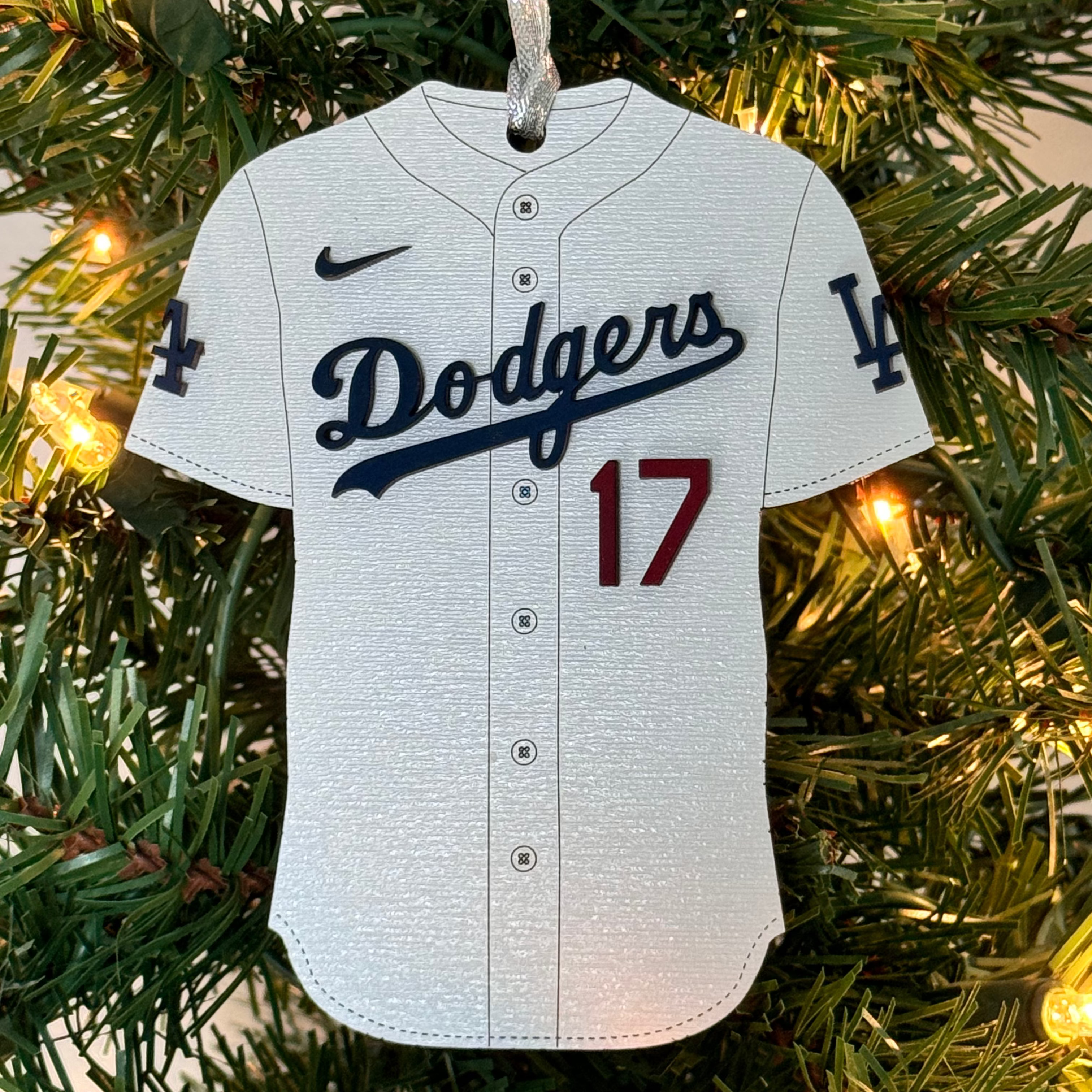 Dodgers Jersey Ornament