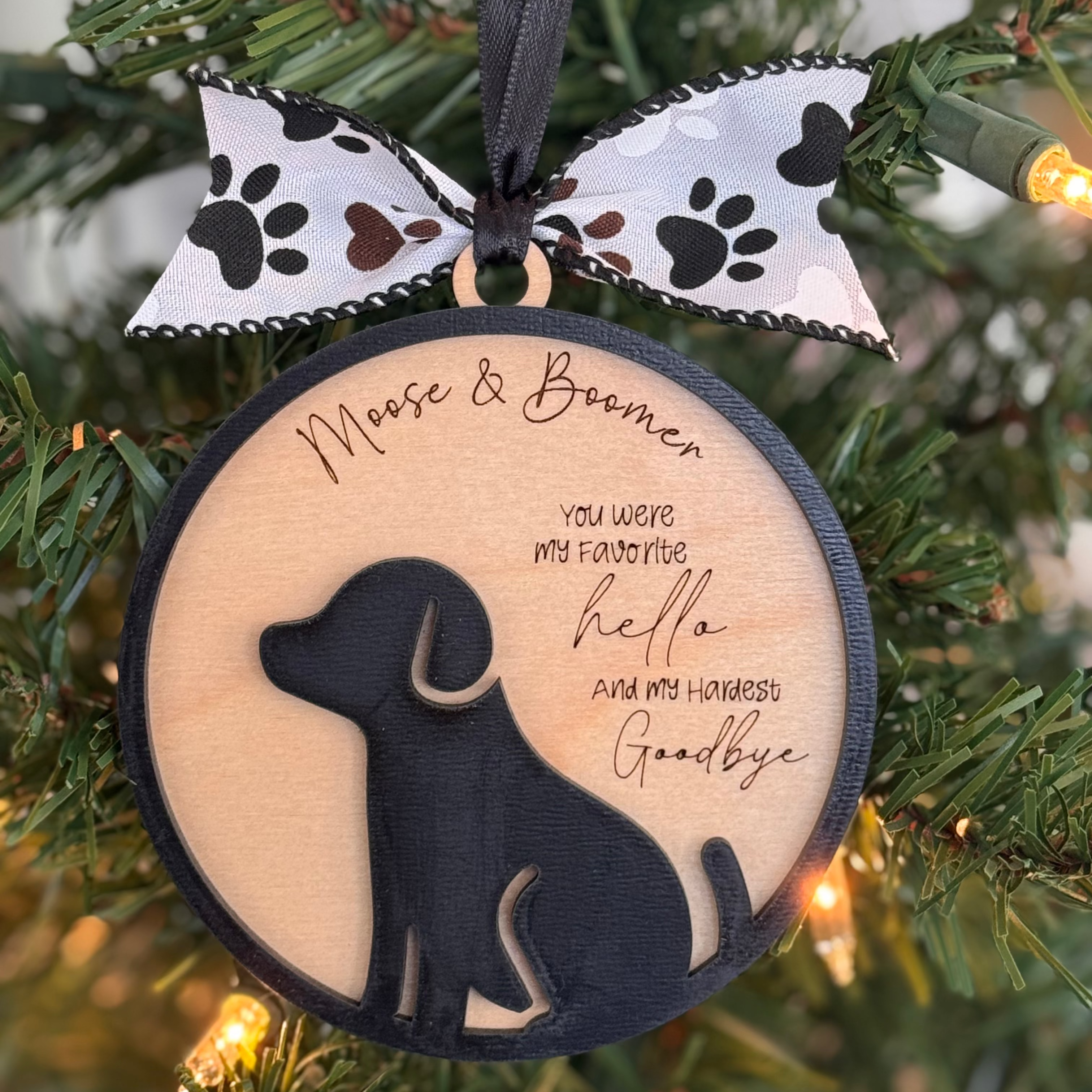 Hardest Goodbye - Dog - Personalizable