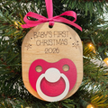 Baby's First Christmas Pacifier