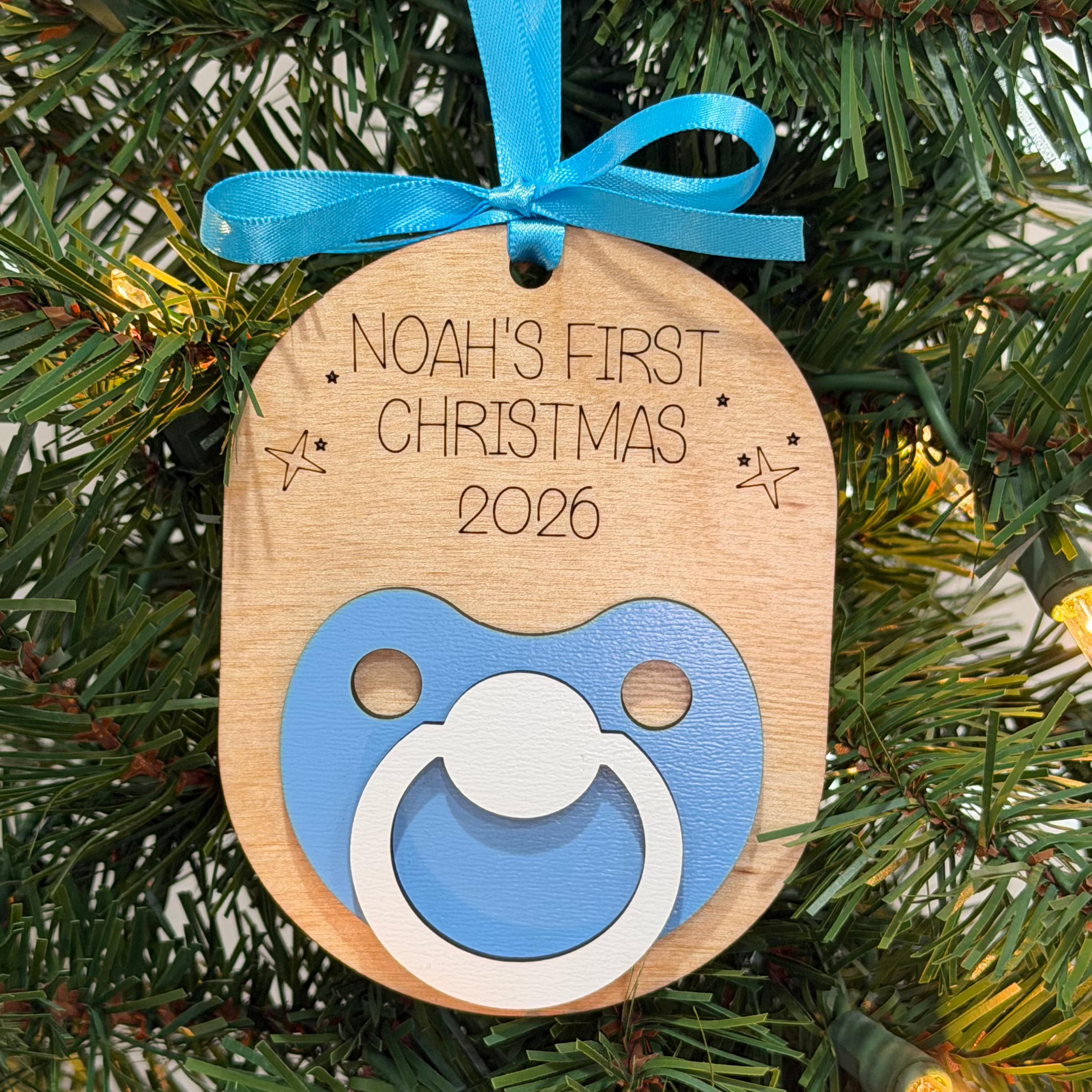 Baby's First Christmas Pacifier