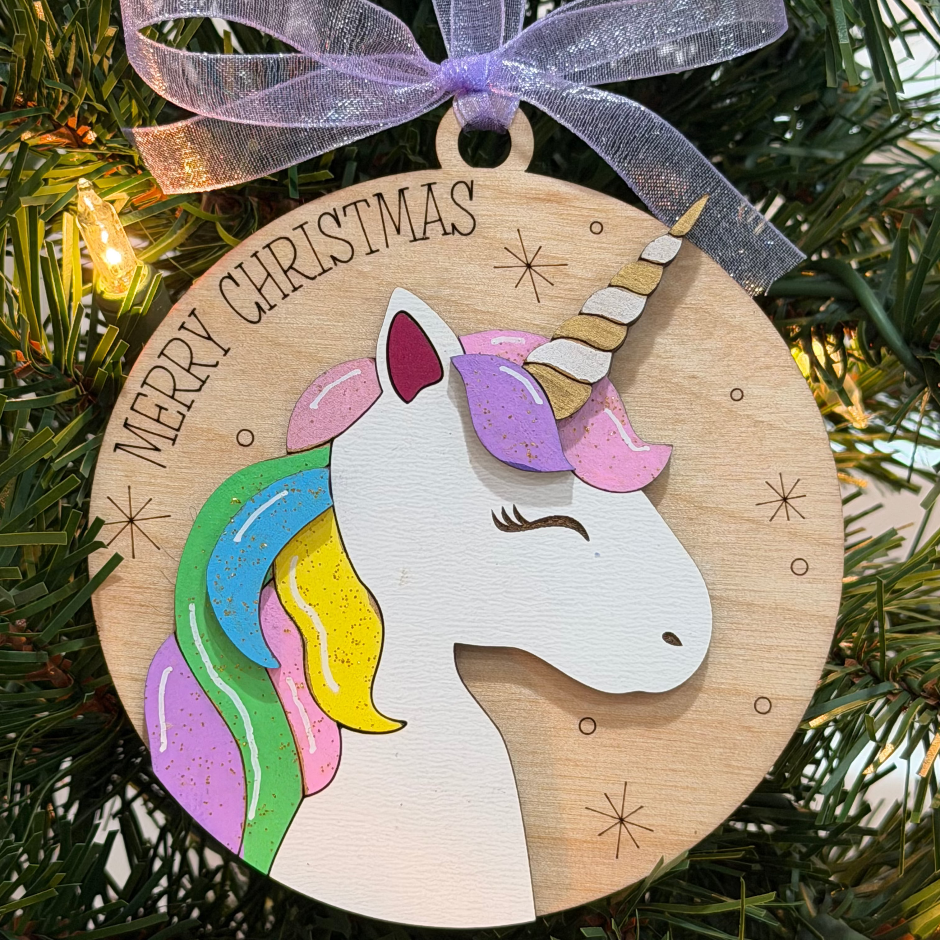 Multicolor Mane Unicorn