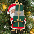 Peeking Santa