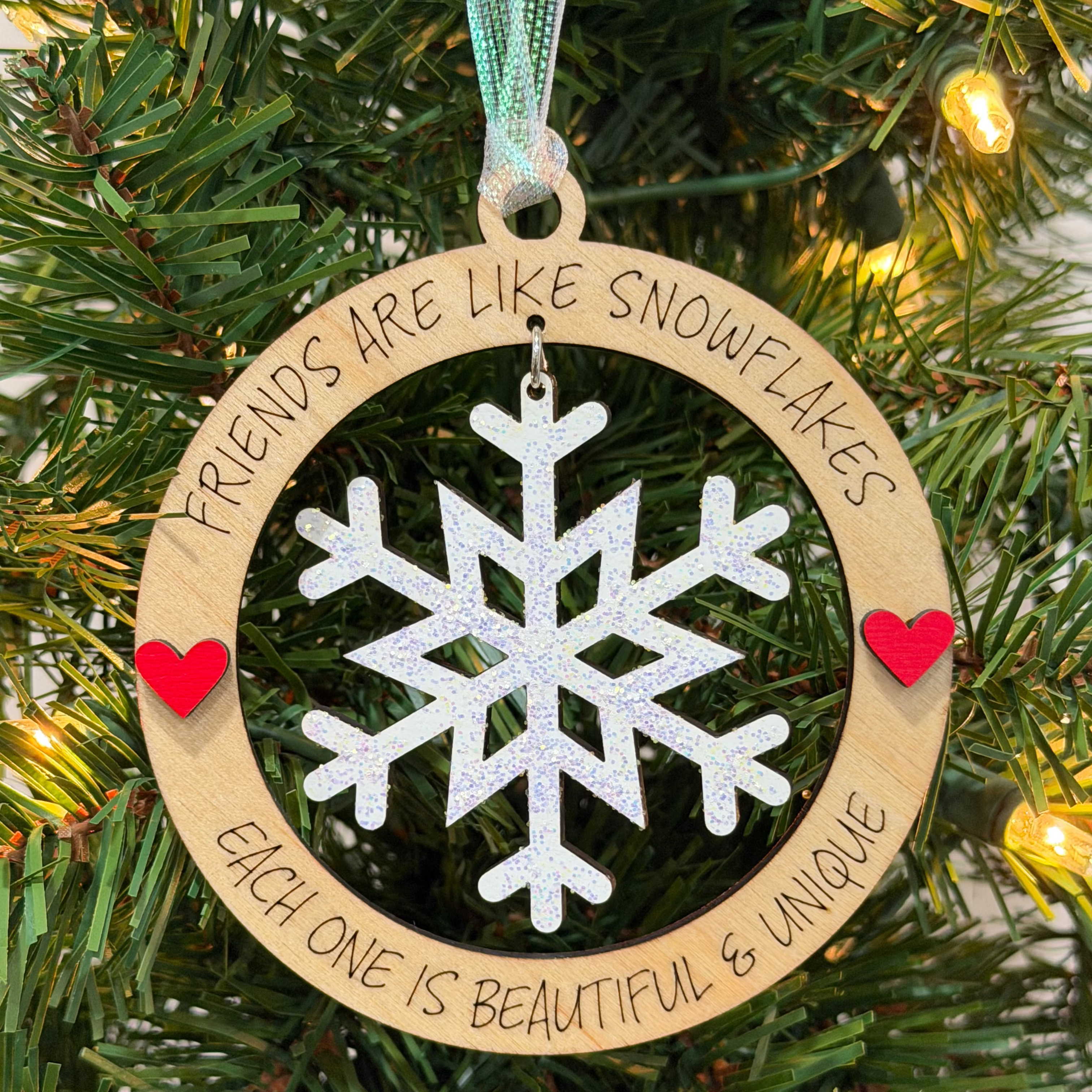 Friends Are Like Snowflakes - Beautiful & Unique