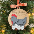 Chicken Nest Family Ornament