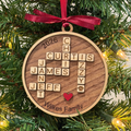 Scrabble Family Ornament