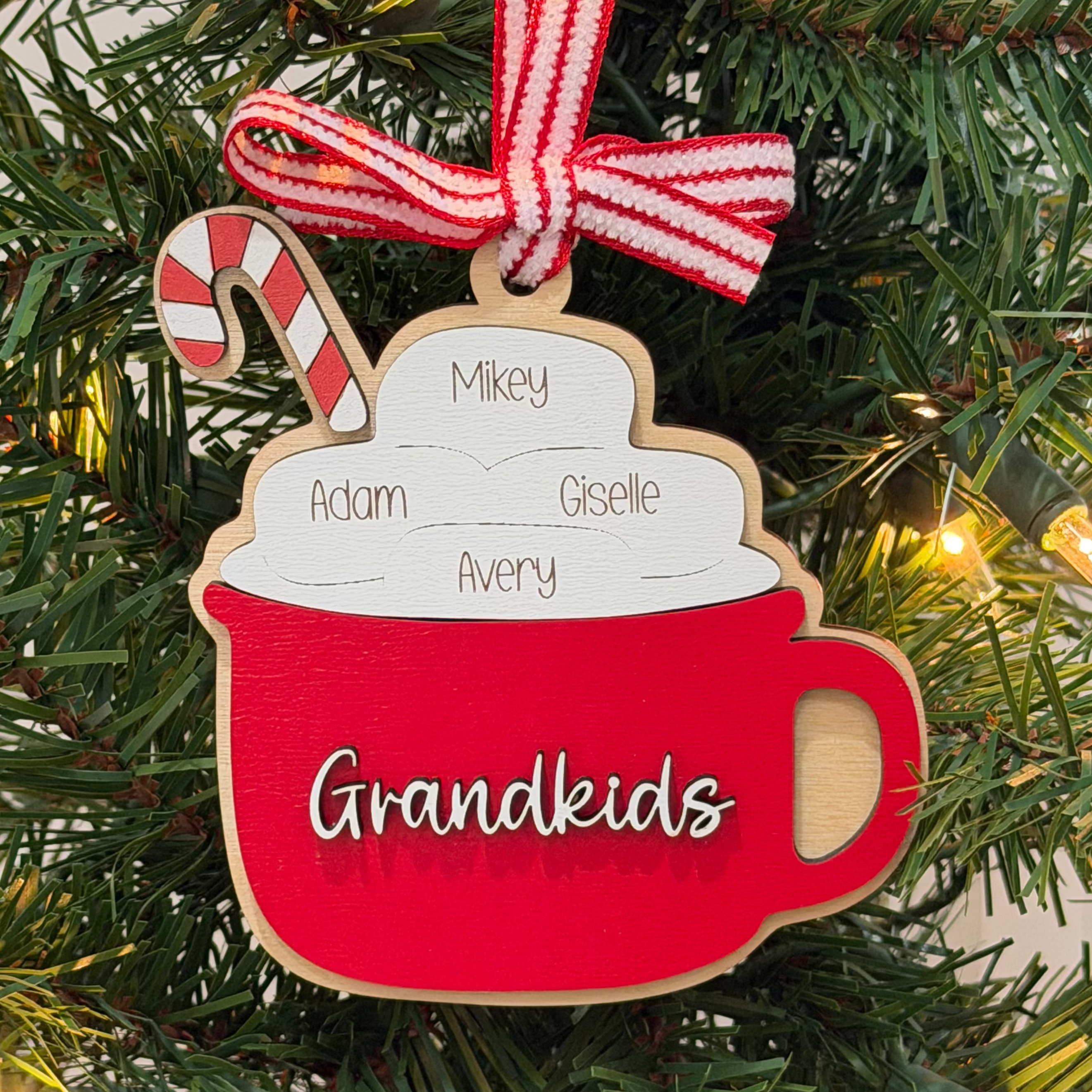 Hot Cocoa Family Ornament