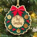 Family Wreath Ornament