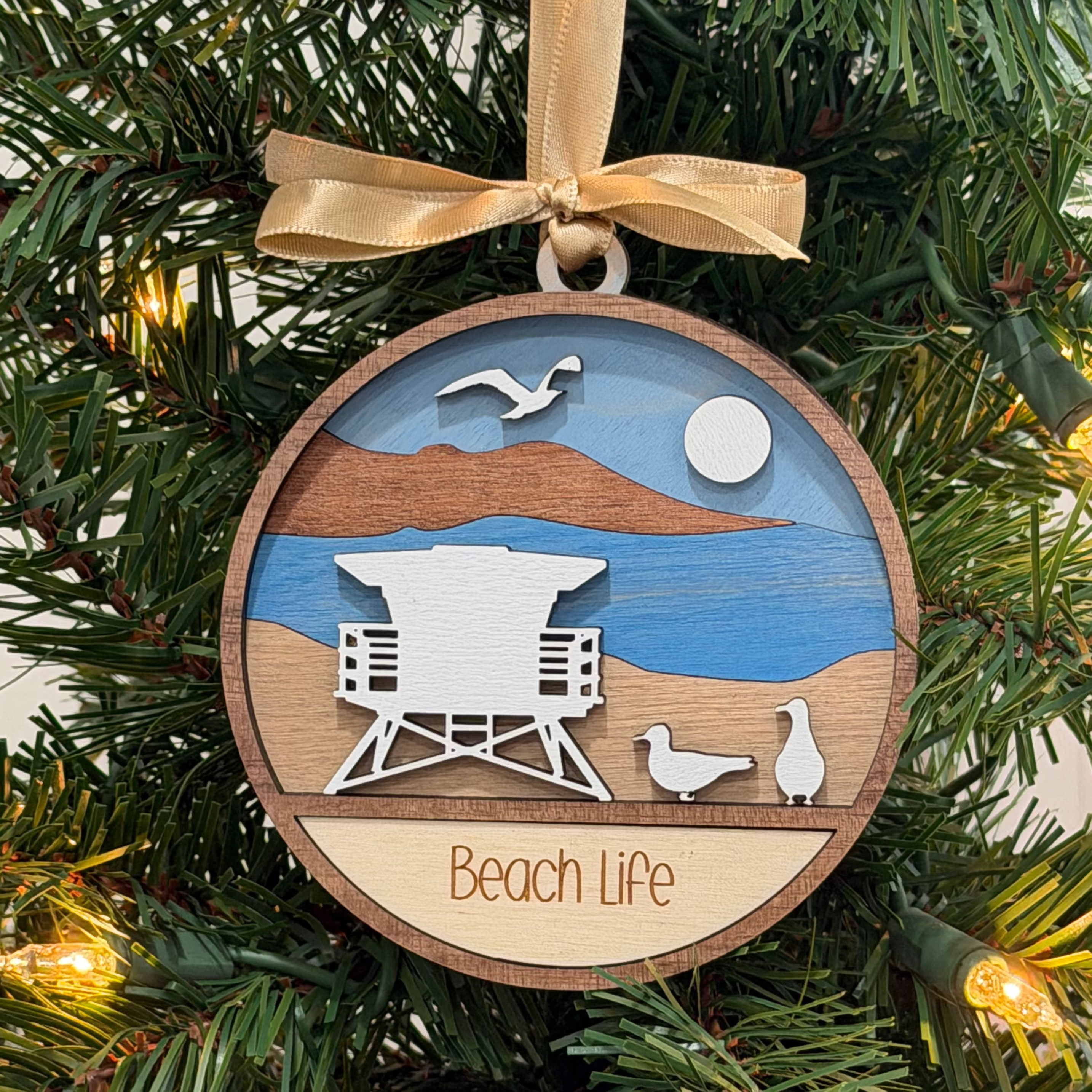 Beach Lifeguard Tower Ornament