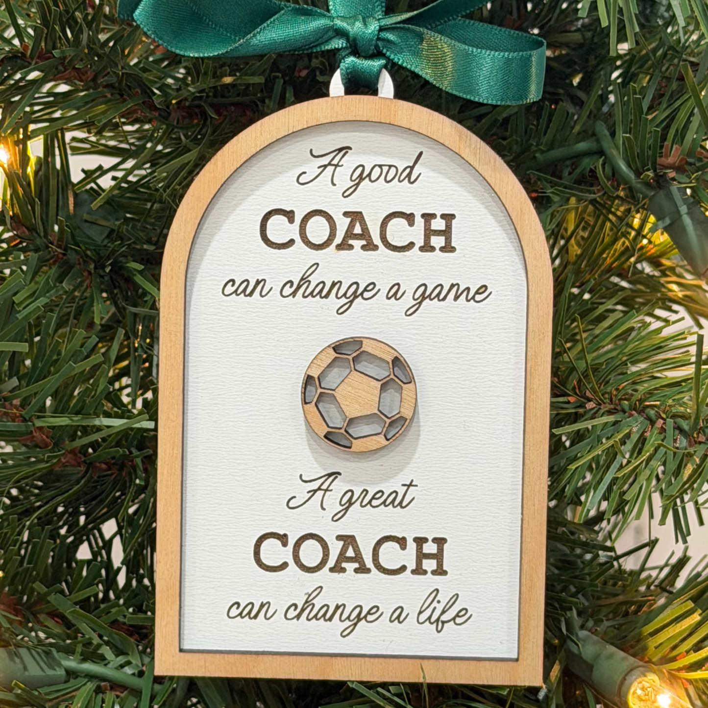Coaches Change Lives Ornament