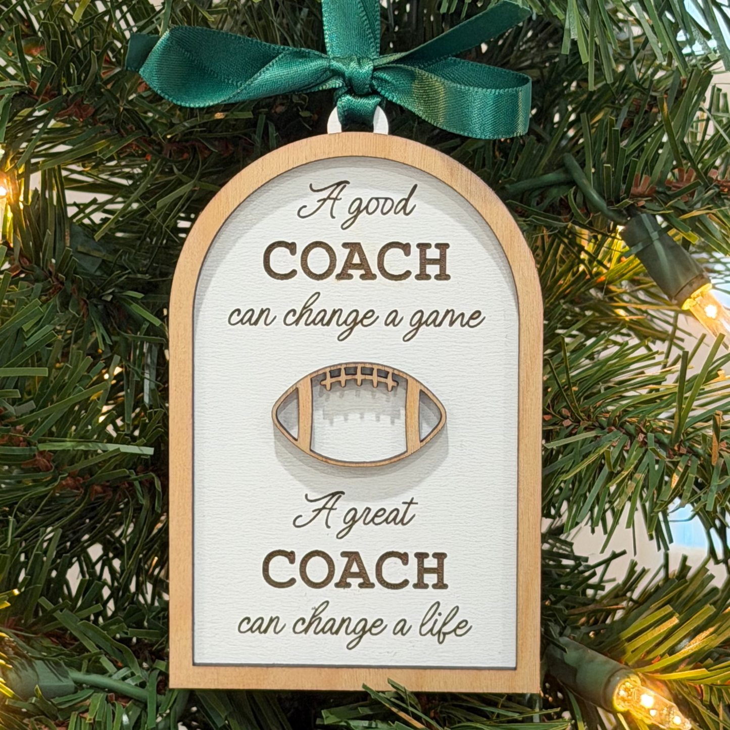 Coaches Change Lives Ornament