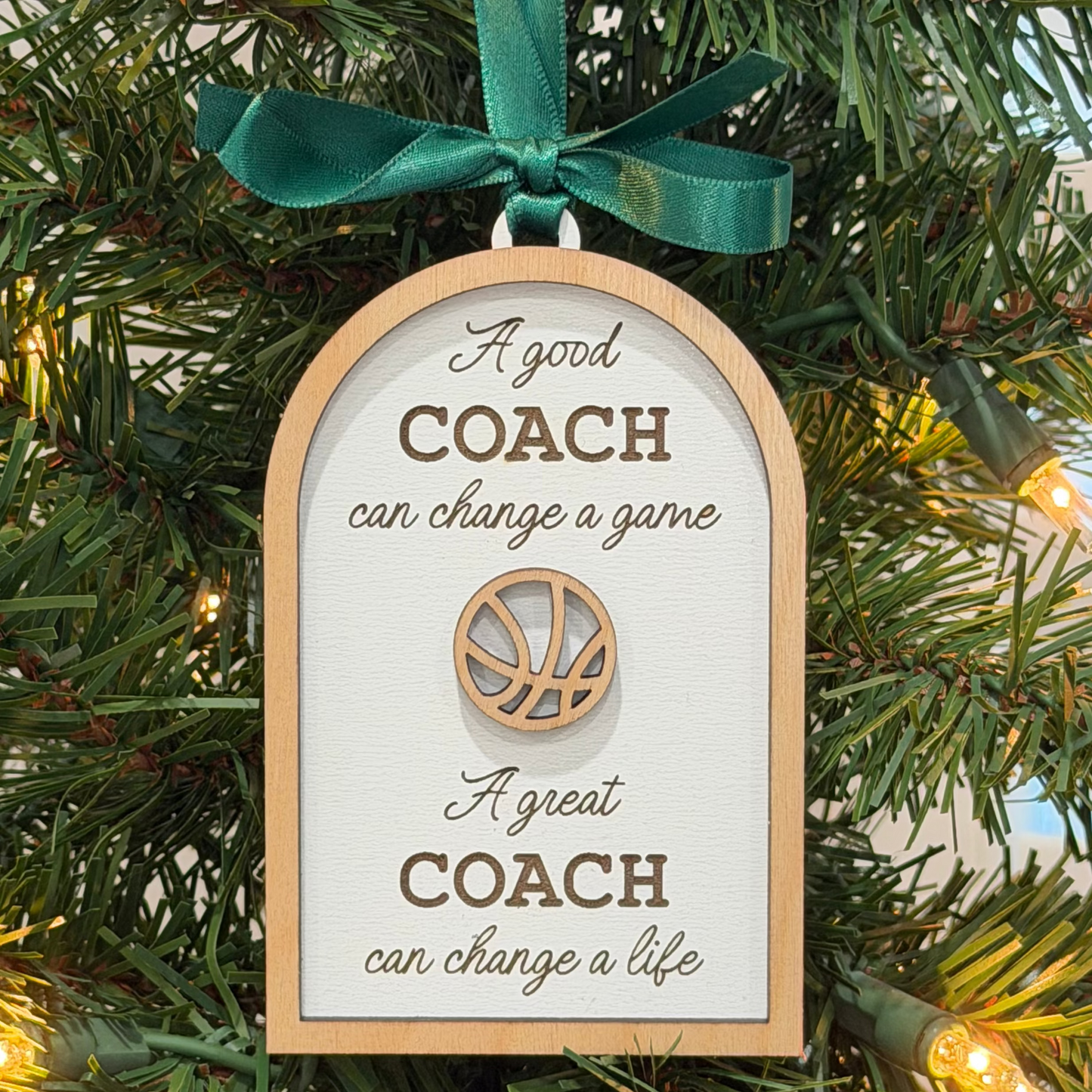 Coaches Change Lives Ornament
