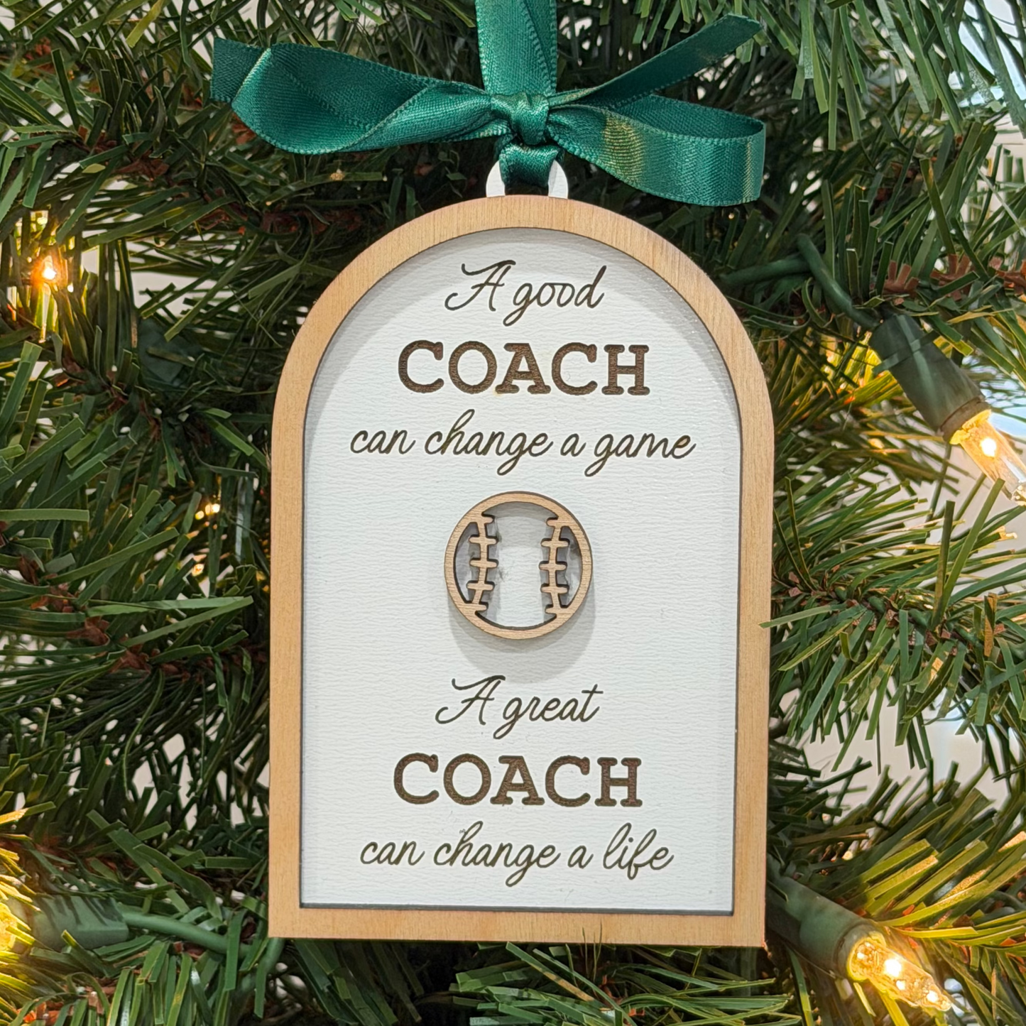 Coaches Change Lives Ornament