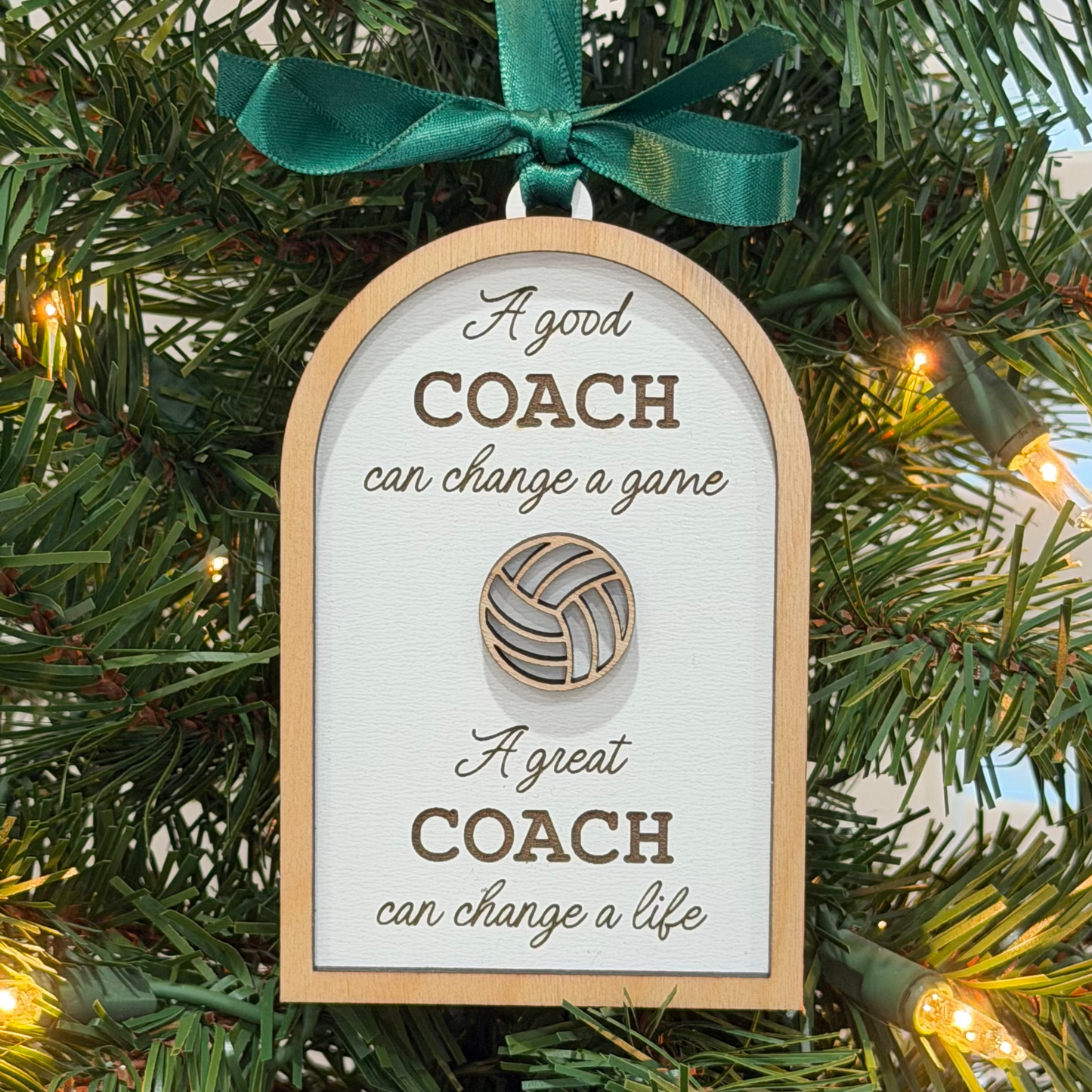 Coaches Change Lives Ornament