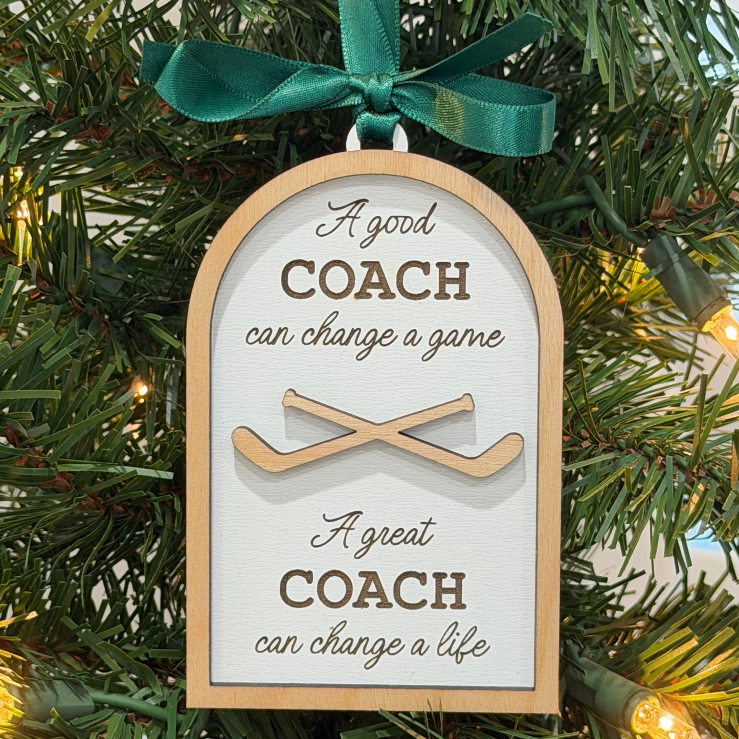 Coaches Change Lives Ornament