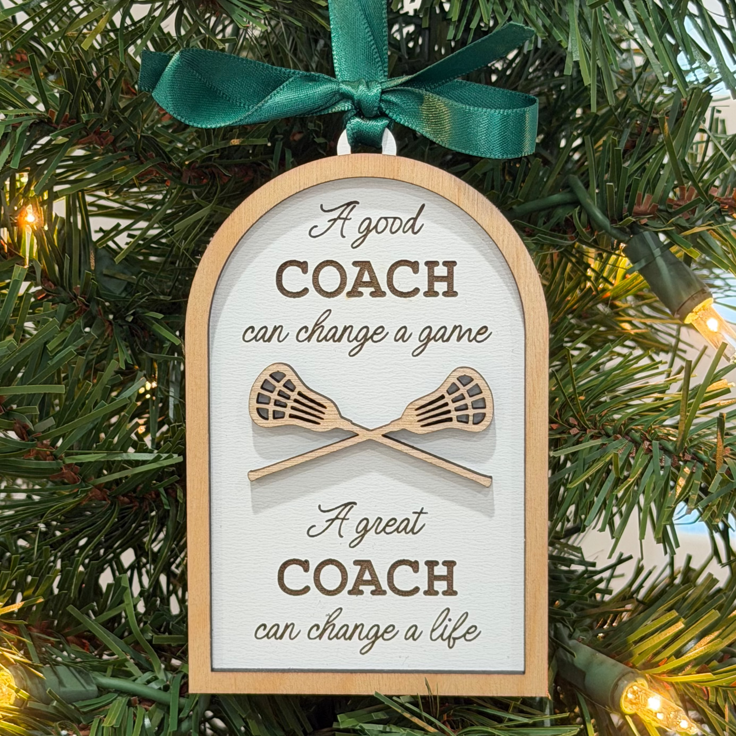 Coaches Change Lives Ornament