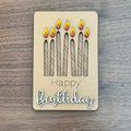Birthday Candles Gift Card Holder