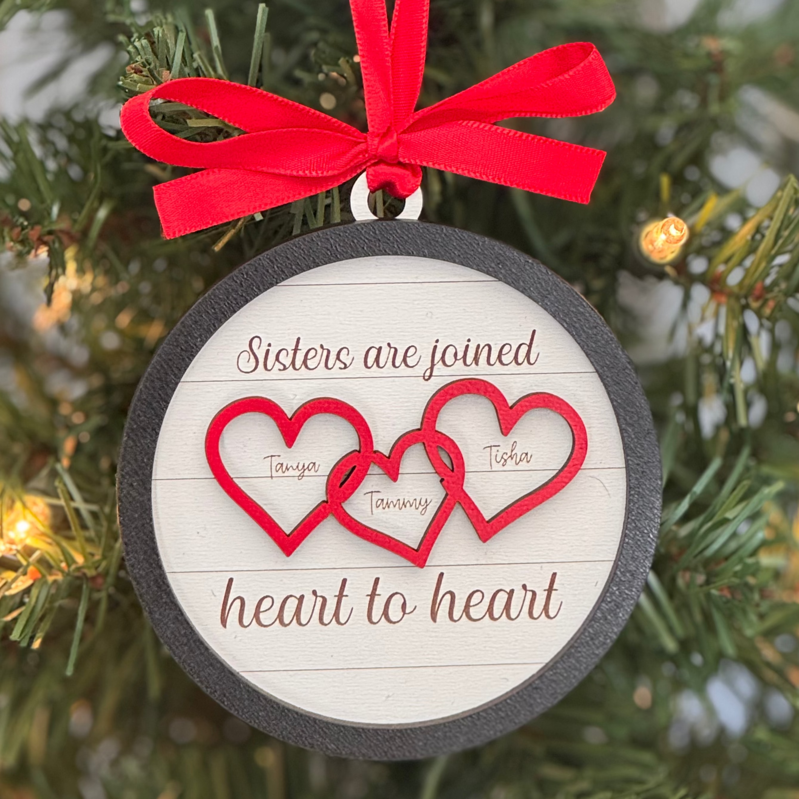 Sisters Joined Heart to Heart