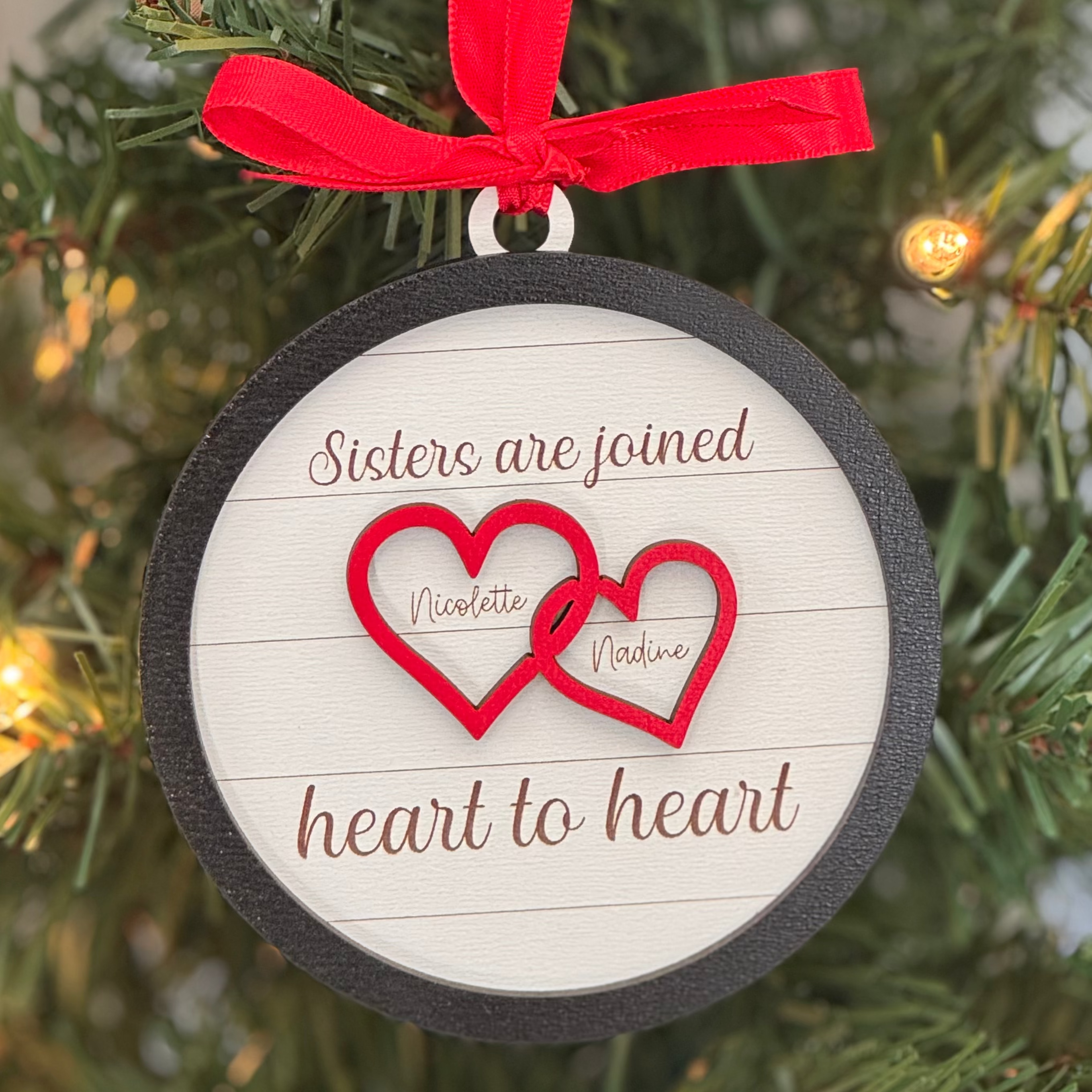 Sisters Joined Heart to Heart