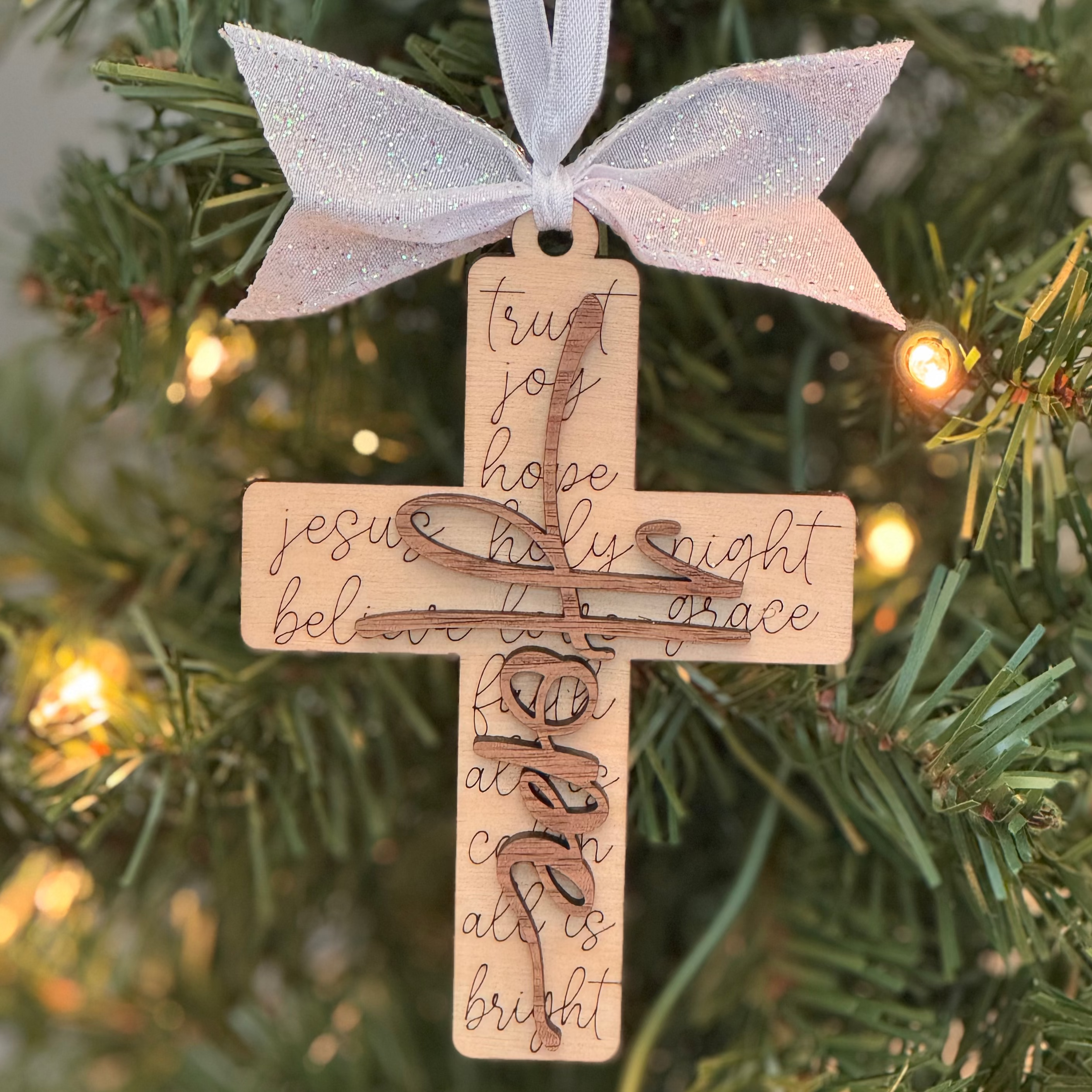 Christian Cross w/ Sayings