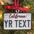California License Plate (Traditional) - Personalizable