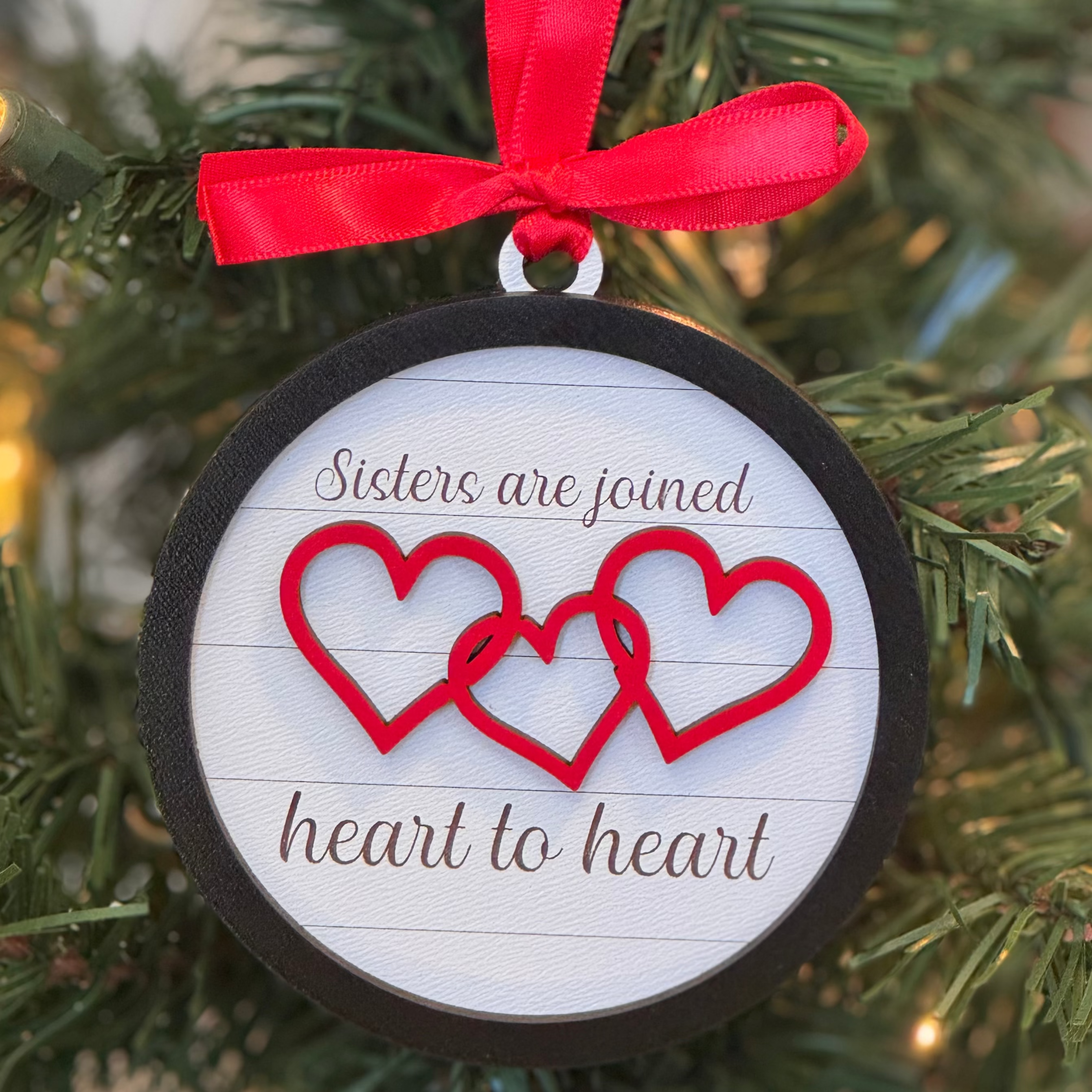Sisters Joined Heart to Heart