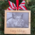 Photo Frame Ornament - Personalizable