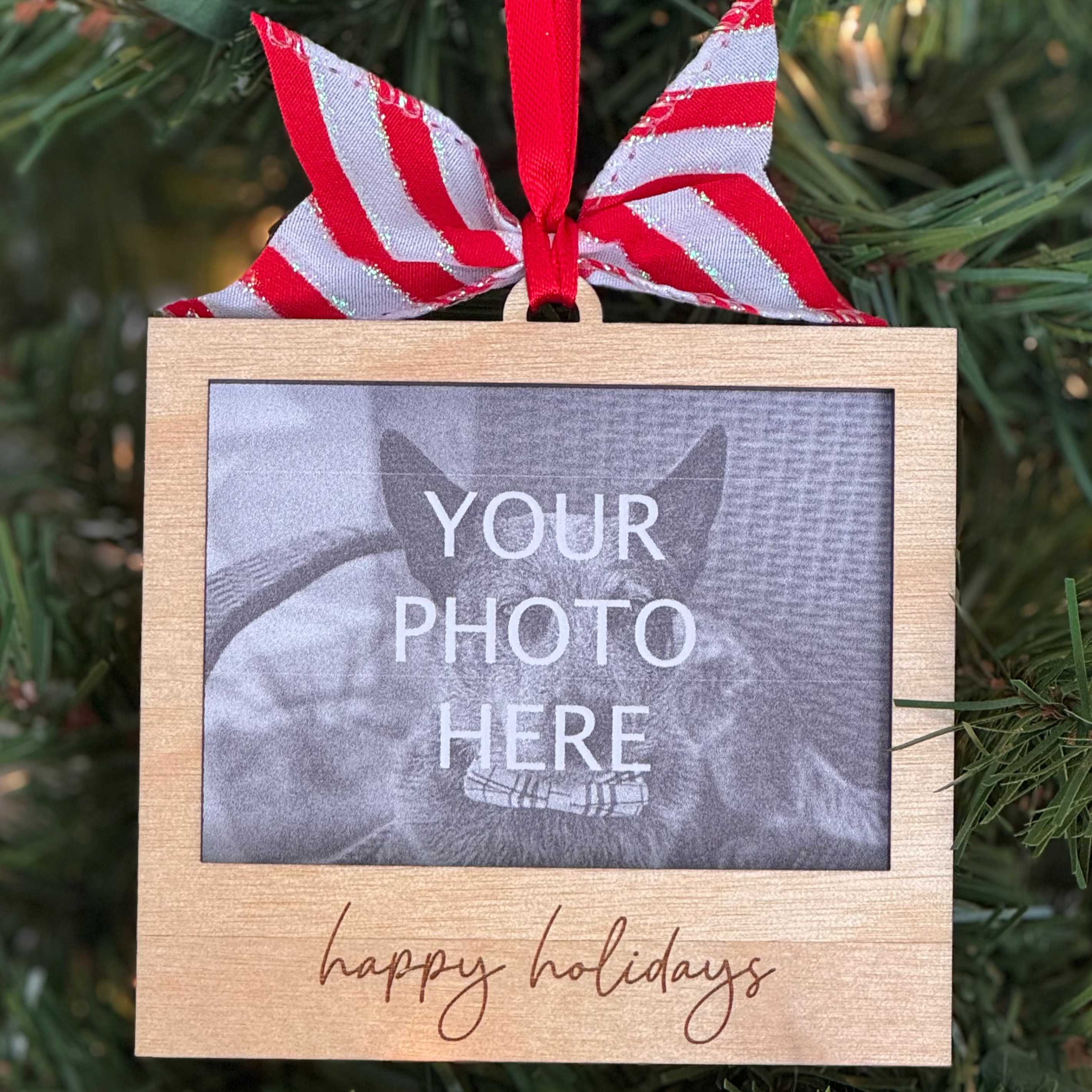 Personalized Photo Frame Ornament