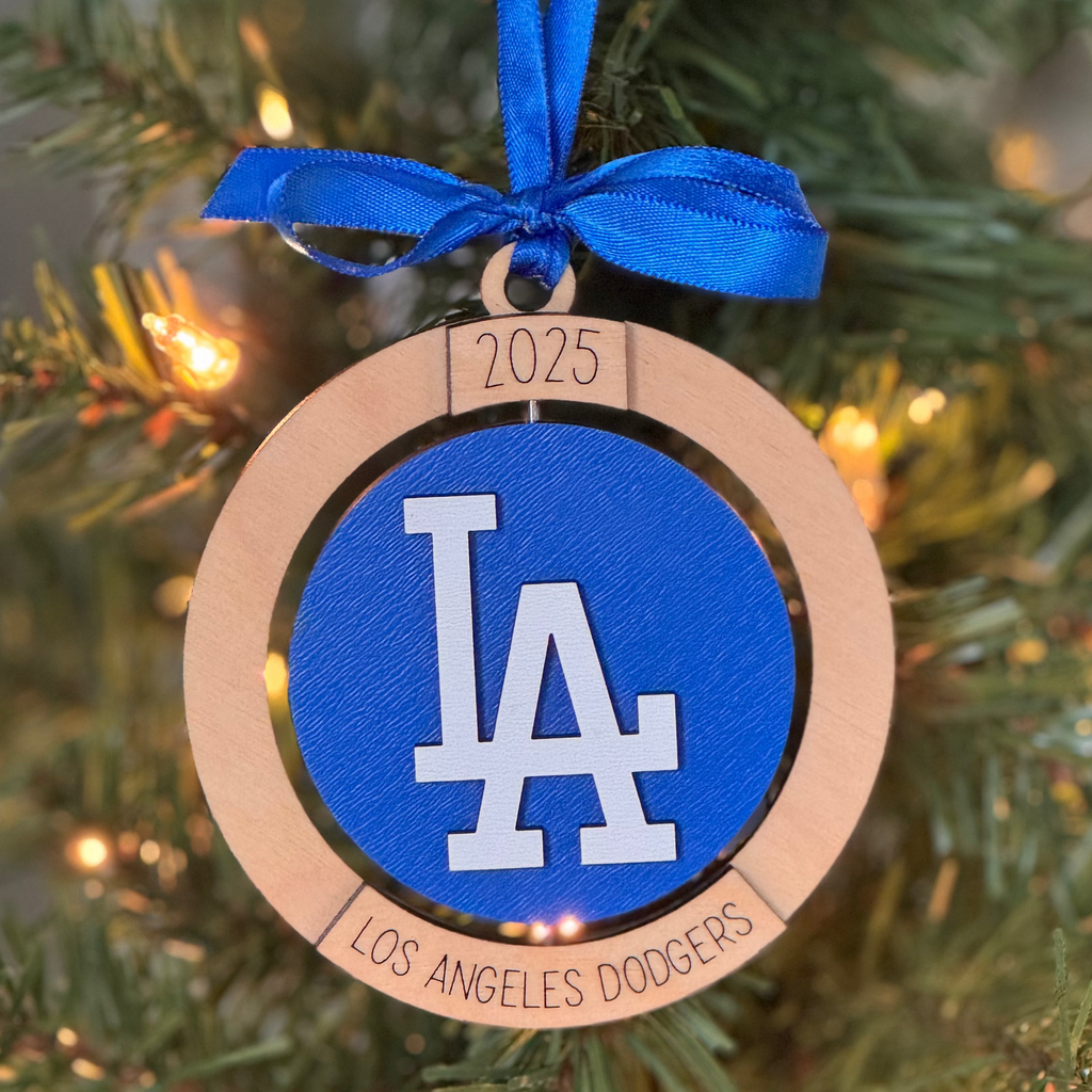 Boys in Blue Spinner Ornament
