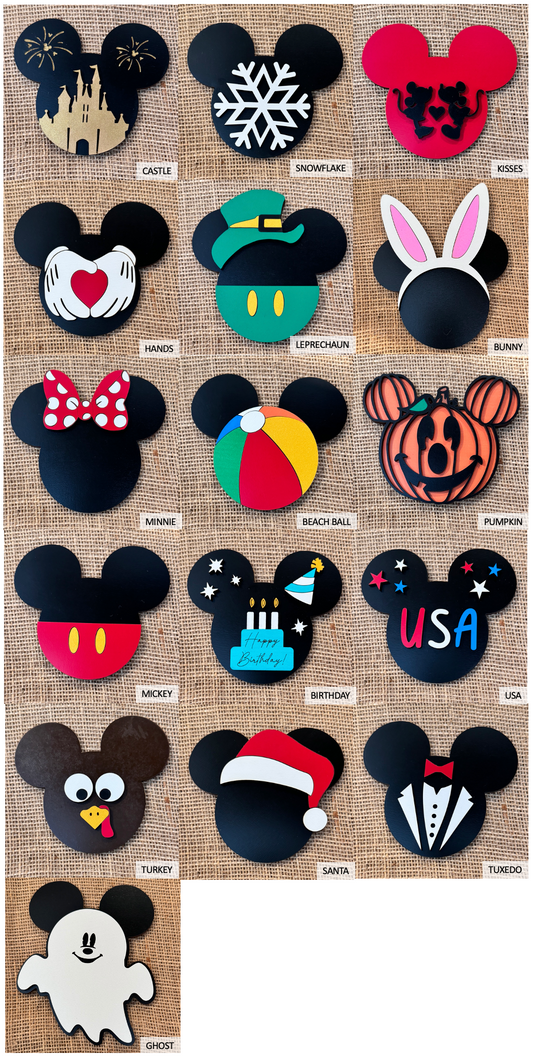 Mouse Heads for HOME or LOVE Sign
