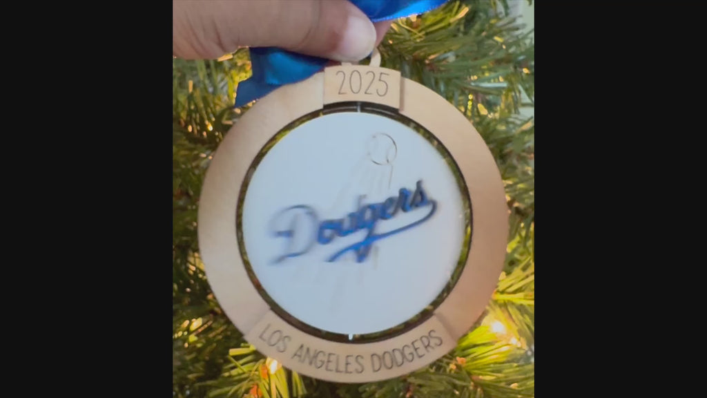 Boys in Blue Spinner Ornament